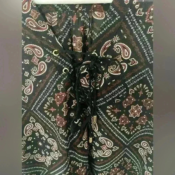 Dynamite Long‎ Sleeve Top Blouse Floral BOHO Medium - Picture 2 of 7